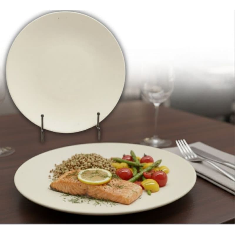 kit 4 Prato de Cerâmica 10cm Pequeno Sobremesa Petiscos Molho Restaurante