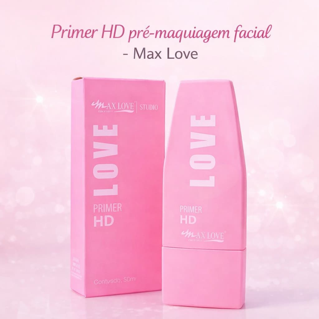 Primer HD pré-maquiagem facial - Max Love
