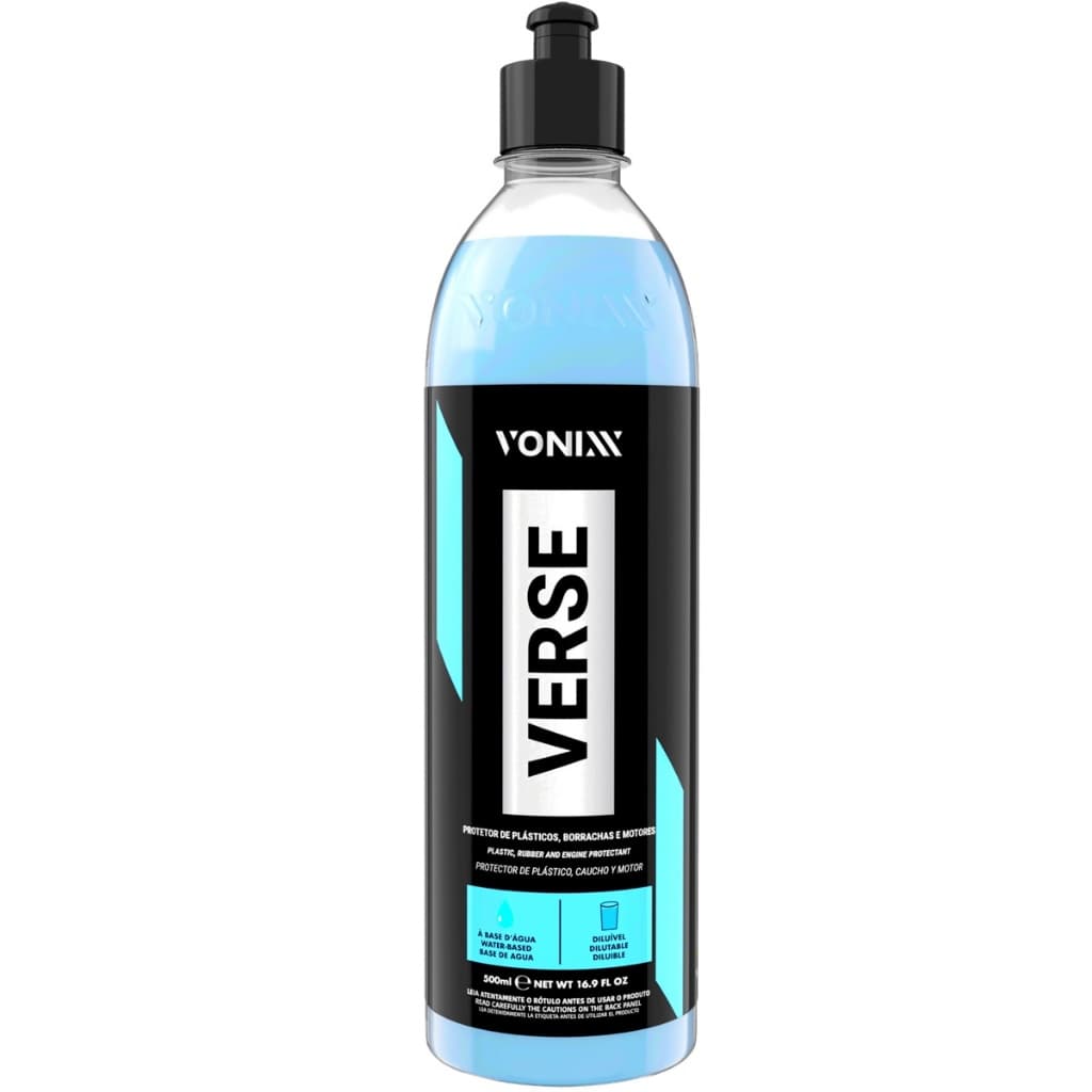 Renova Plásticos e Borrachas Restaurador Verse Vonixx 500ml Pneus Plásticos Parachoque Painel