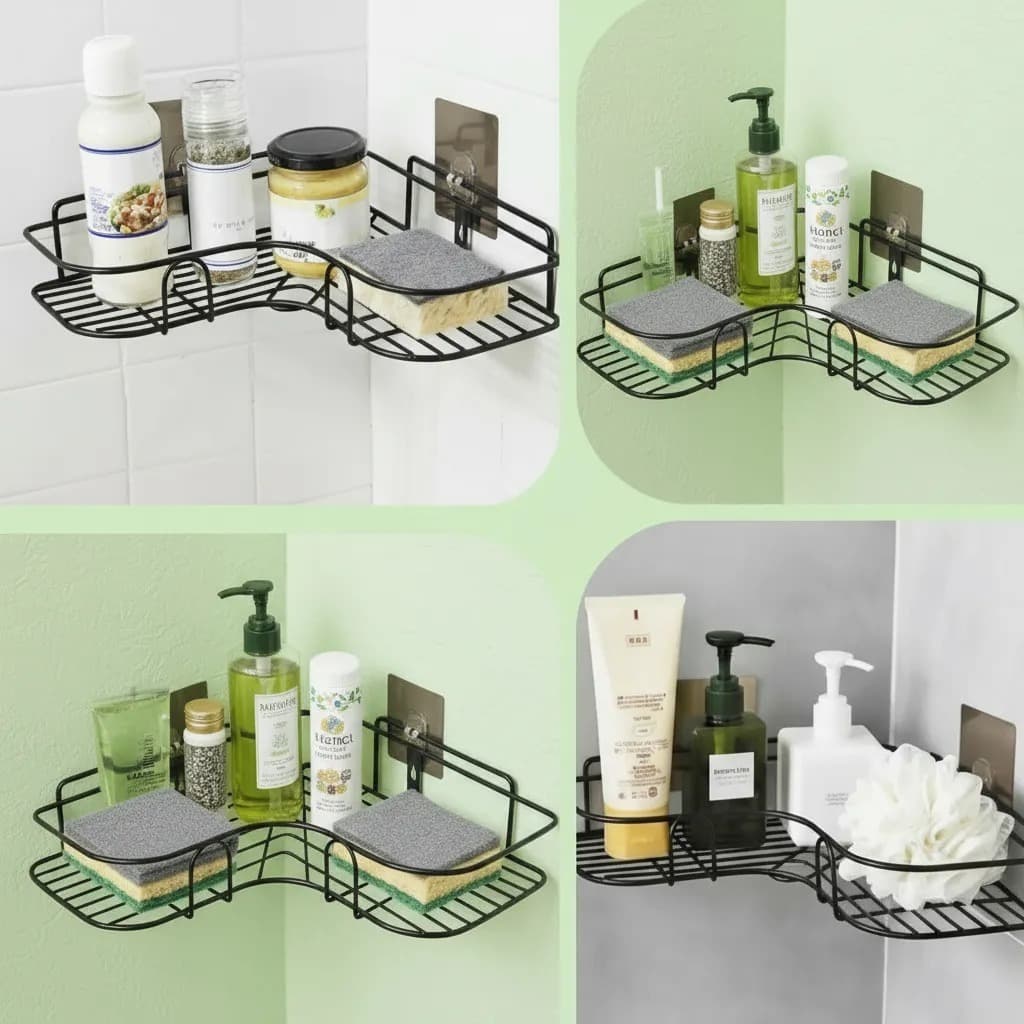 Suporte de Parede para Shampoo e Condicionador