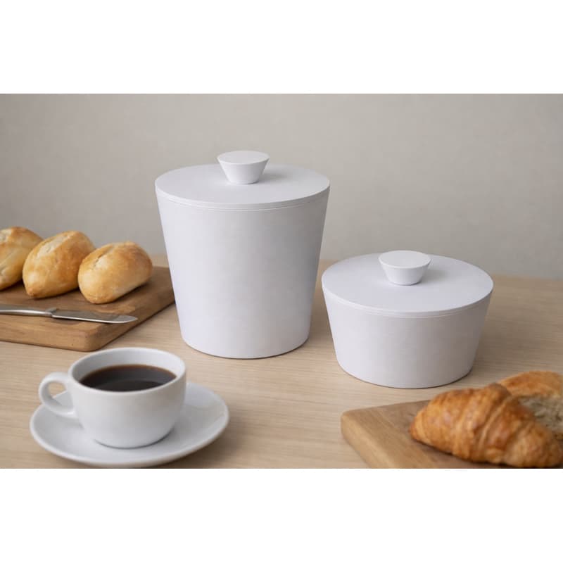 Kit Mantegueira Porta Manteiga com Tampa 200g e 500g | Manteigueira Moderna para Café da Manhã | Pote Porta Manteiga