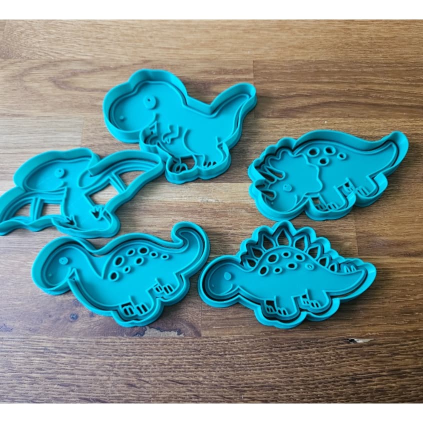 Cortadores de biscoitos de Safary dinossauro