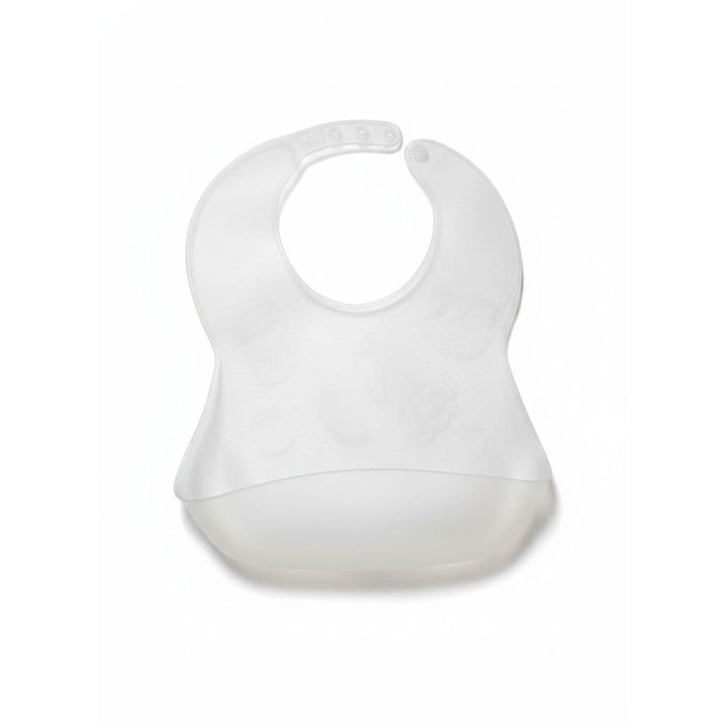 Babador De Silicone Com Pega migalhas Ajustável