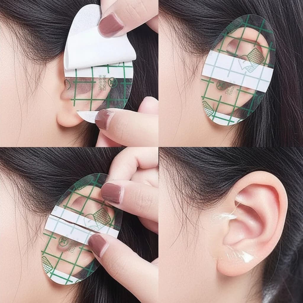 20/60/100 Adesivo Impermeável Orelha Banho Natação Infantil/Adulto Alta qualidade