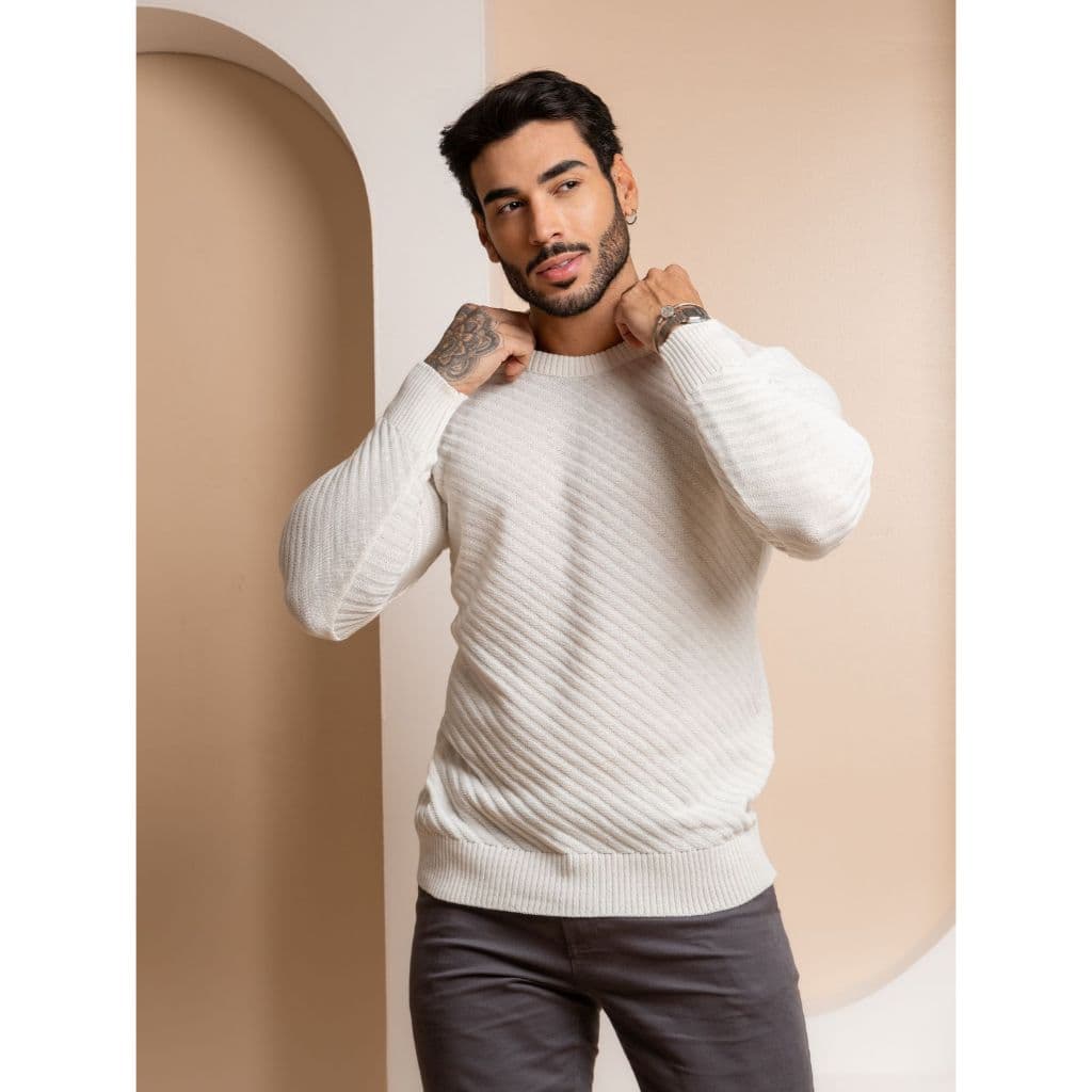 SUETER TRICOT LINKS TEXTURIZADO CHIQUE INVERNO 26