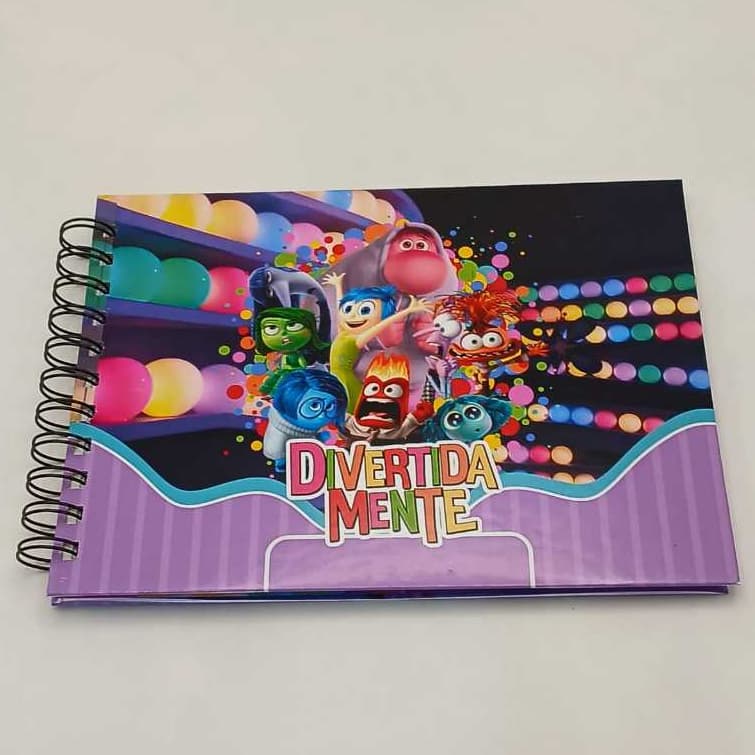 LIVRO DE COLORIR | DIVERTIDAMENTE | CAPA DURA | 50 DESENHOS