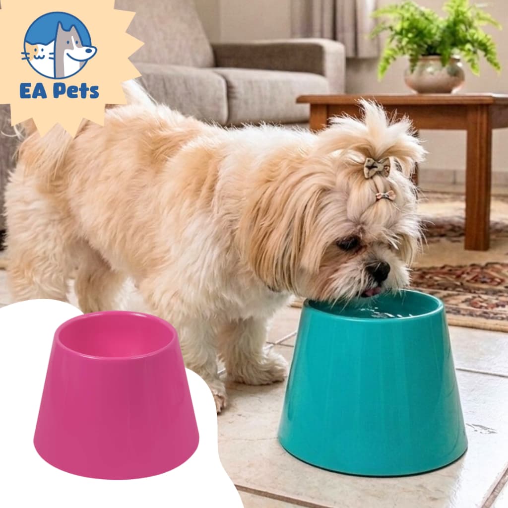 Comedouro Ou Bebedouro Da Pet Games Alto Elevado Para Cão Cachorro Confortável E Saudável