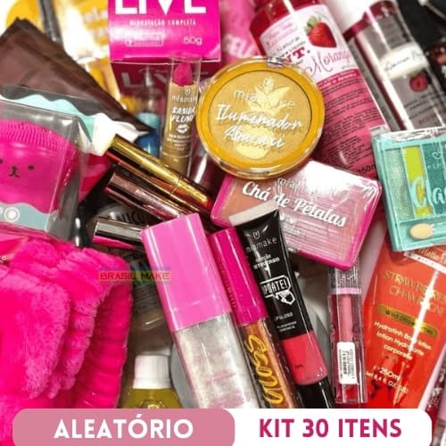 Kit 30 itens Produtos Maquiagem, Acessórios, Skin Care, Capilar Diversas Marcas