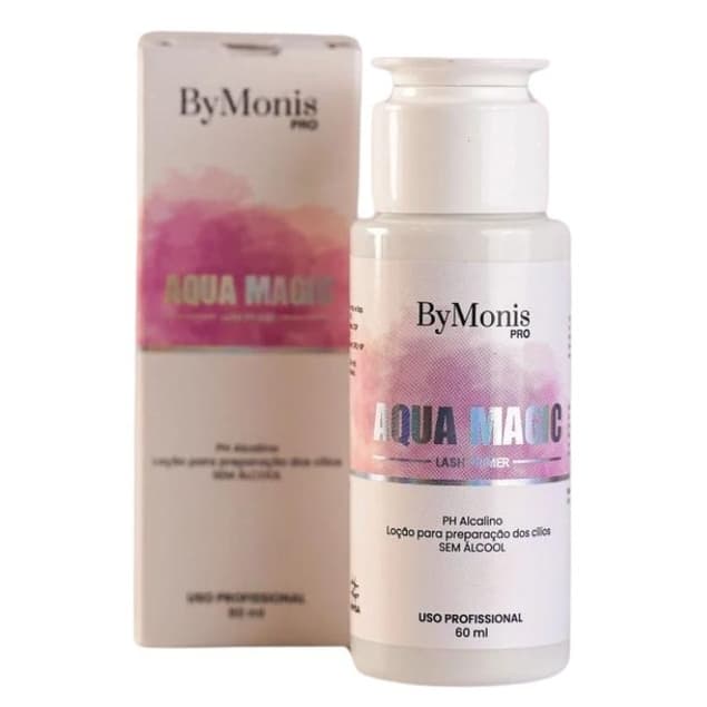 Primer Aqua Magic 60ml By Monis Desengordurante Para Extensão E Alongamento de Cílios Fio A Fio