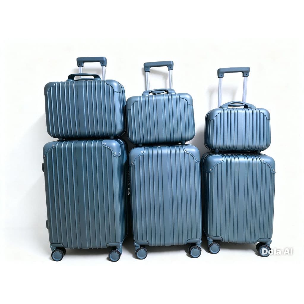 Conjunto Mala De Viagem 10KG E Frasqueira Cadeado TSA Roda Dupla 360°