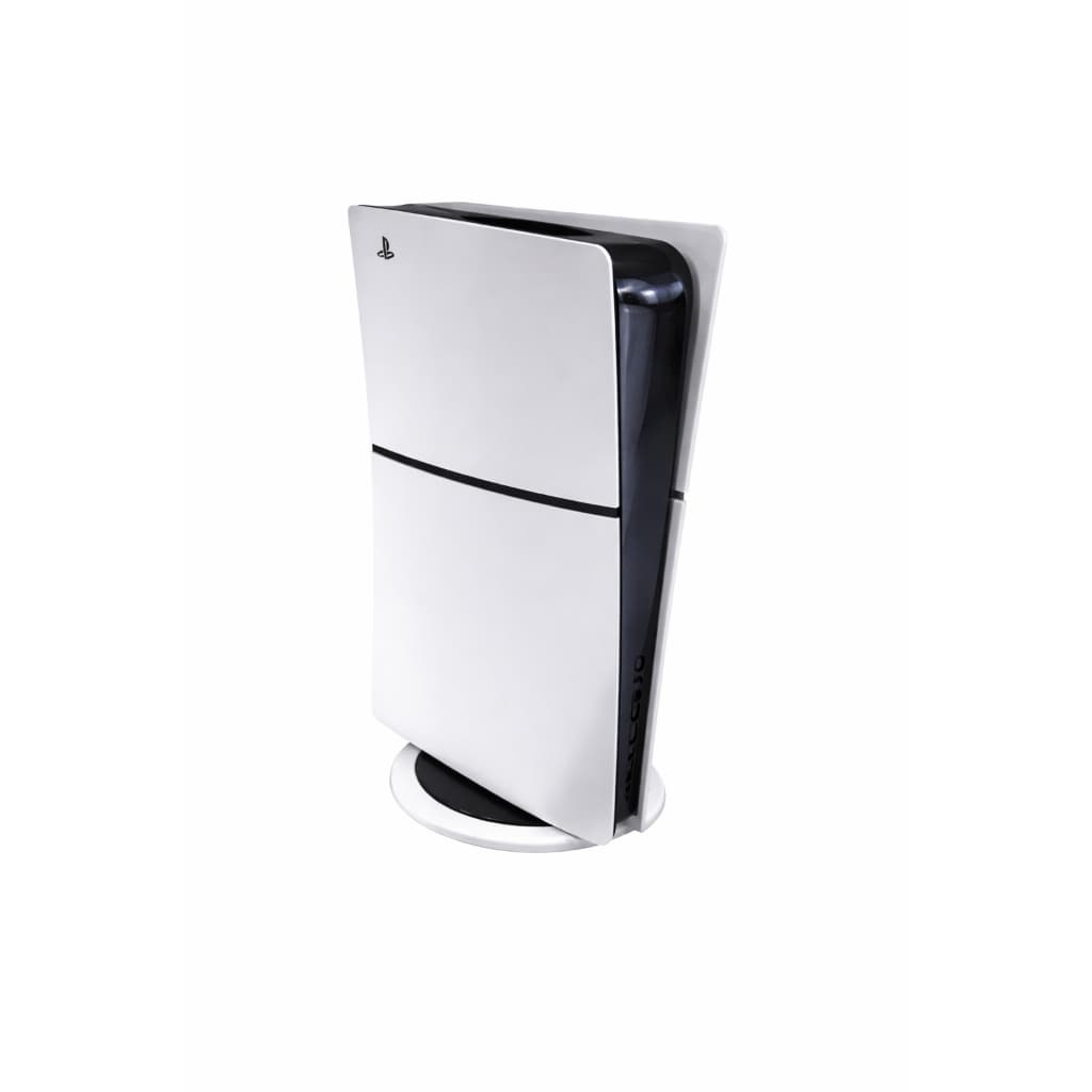 Suporte Base Vertical Mesa Compatível Playstation 5 Ps5 Slim Cor Preto Branco