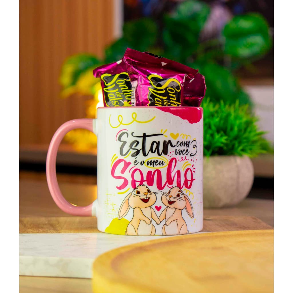Caneca personalizada Páscoa chocolates, amor, sonho,bis, ouro branco,kitquero