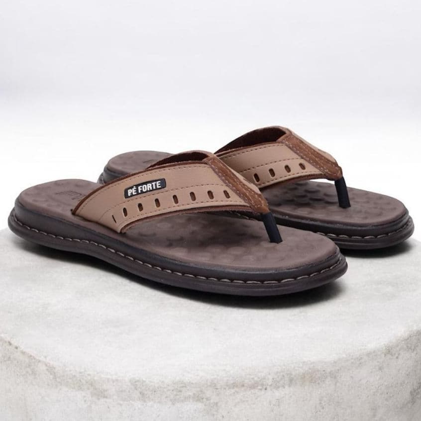 Chinelo Masculino de Dedo Anatômico Confortável Macio Antiderrapante Dia Dos Pais Casual