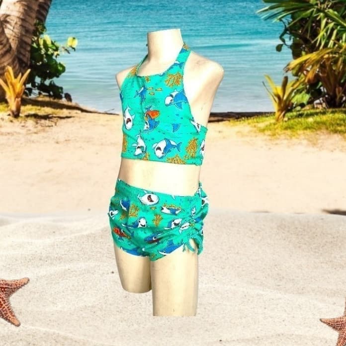Conjunto de banho infantil de 3 a 6 anos, peça unica!!!