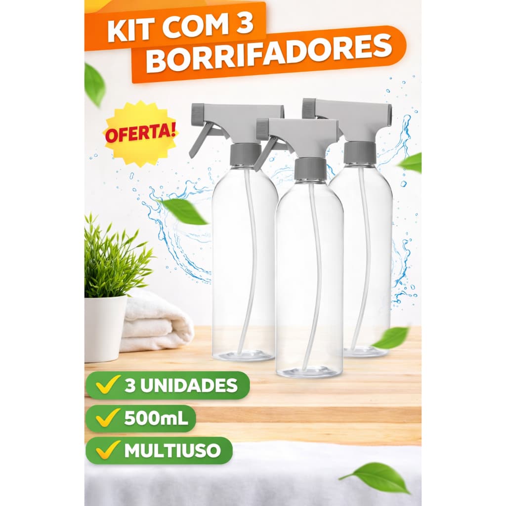 Borrifador Multiuso 500ml Flow - OU