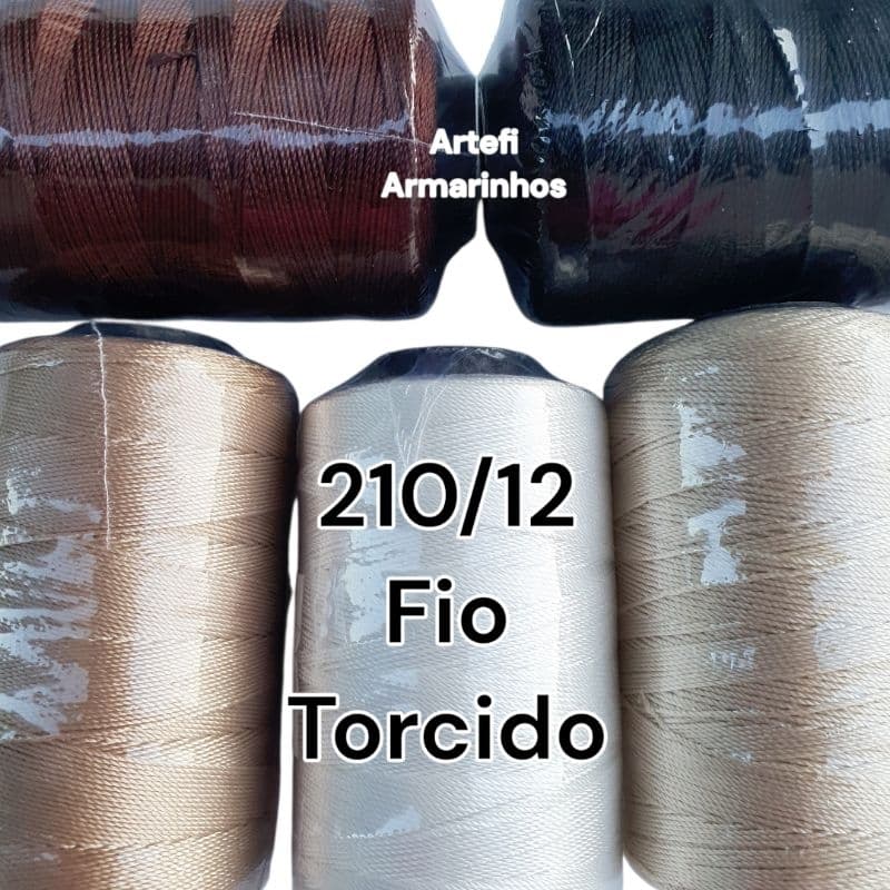 Fio para terço torcido São Francisco 210/12 560 metros