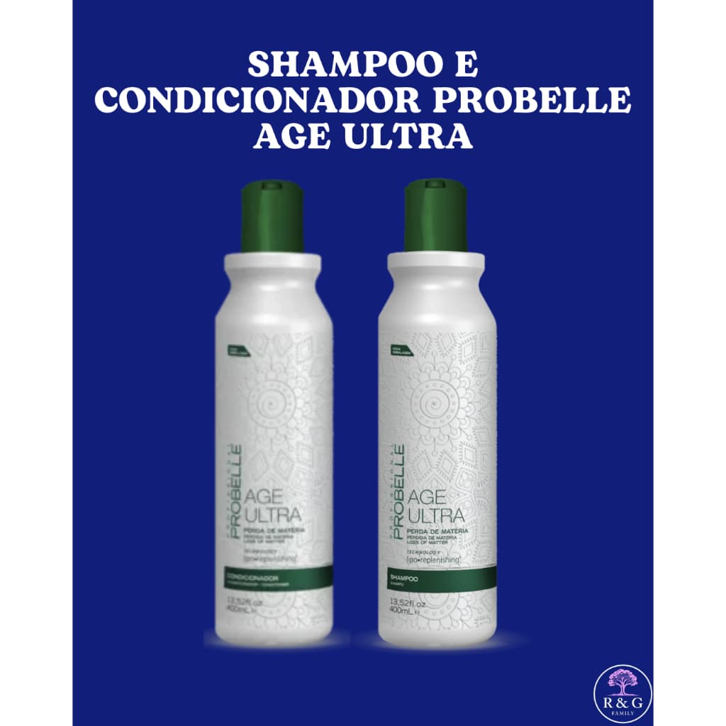 SHAMPOO E CONDICIONADOR AGE ULTRA PROBELLE 400ML