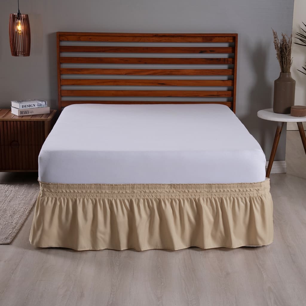Saia para Cama Box Esperança Casal/Queen/King – Microfibra 170 Fios com Elástico Ajustável 40cm