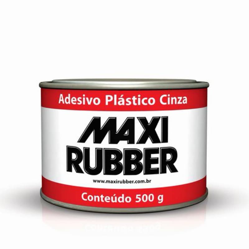 Massa Plástica Cinza 500g Maxi Rubber | Reparos Automotivos e Industriais | Preenchimento e Nivelamento