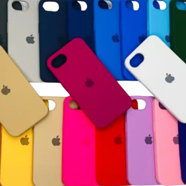 CAPA CAPINHA CASE PARA IPHONE 16E NORMAL A SILICONE INTERIOR AVELUDADA COM CÂMERA ABERTA