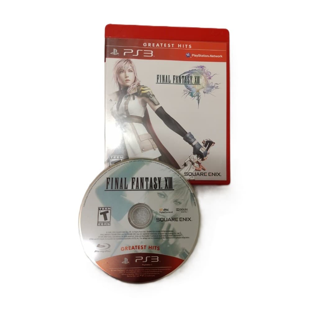 jogo ps3 final fantasy XIII blurary