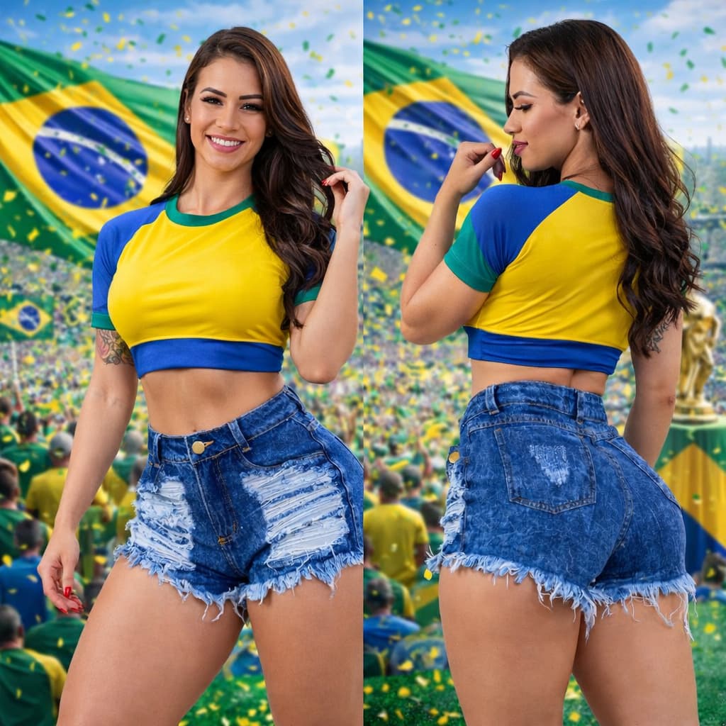 Bermuda Short Jeans Cintura Alta Feminino Hot Pant Desfiado