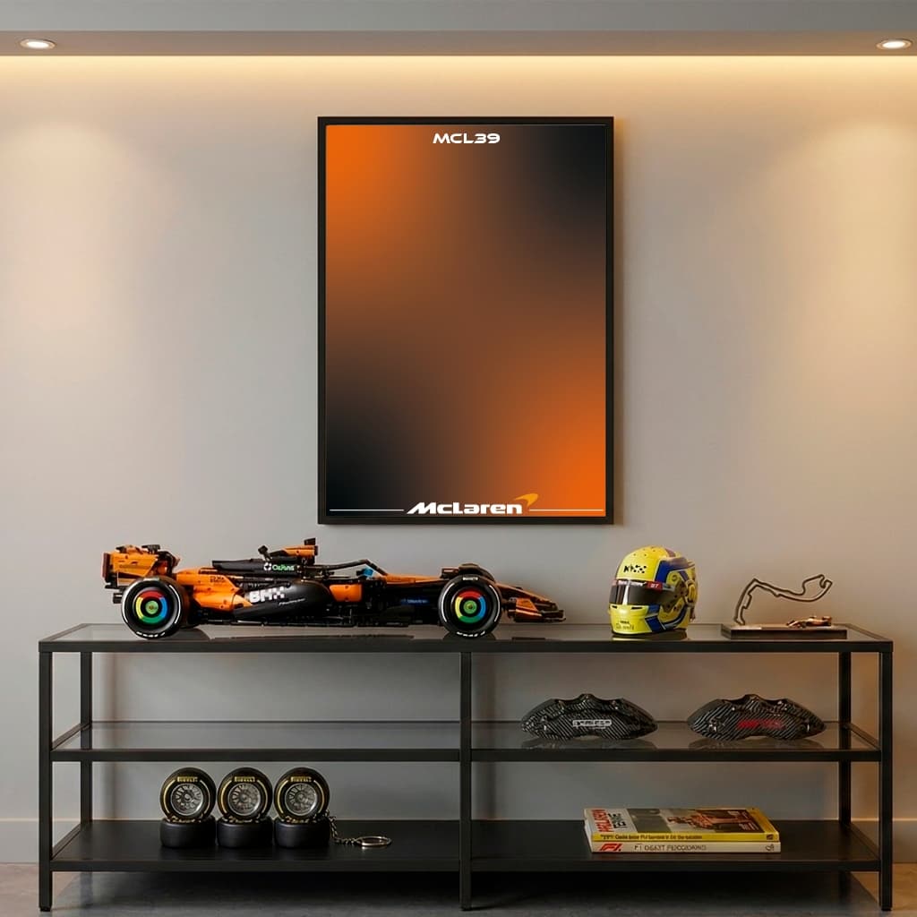 Poster Expositor LEGO Technic McLaren F1 MCL39 - 42228 - 50x70cm - Fosco