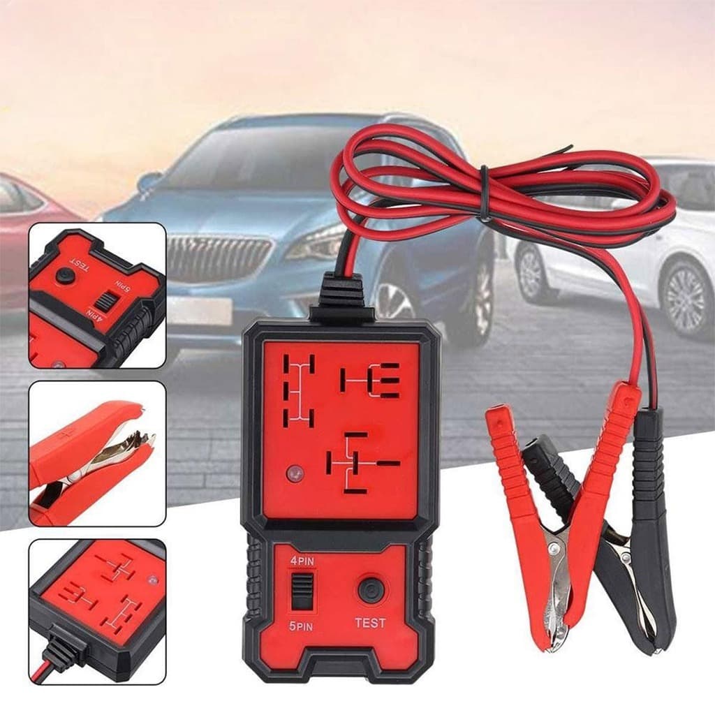Testador de Relé Automotivo 12V Universal Ferramenta de Diagnóstico para Sistema Elétrico Veicular