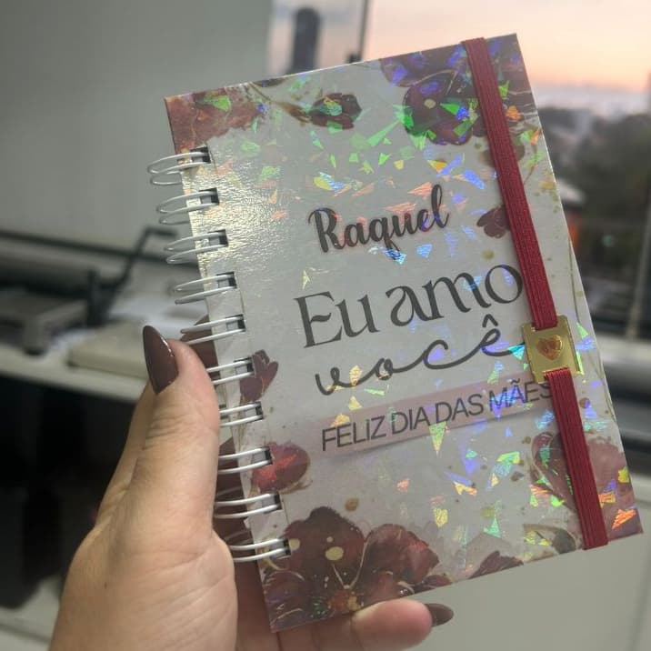 Caderninho de Bolso DIA DAS MÃES/ dia das maes/ caderno anotações