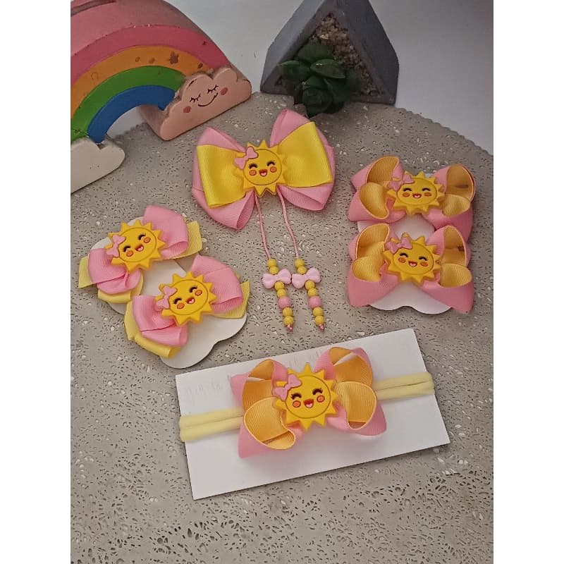 parzinho de laços infantil menina solzinho