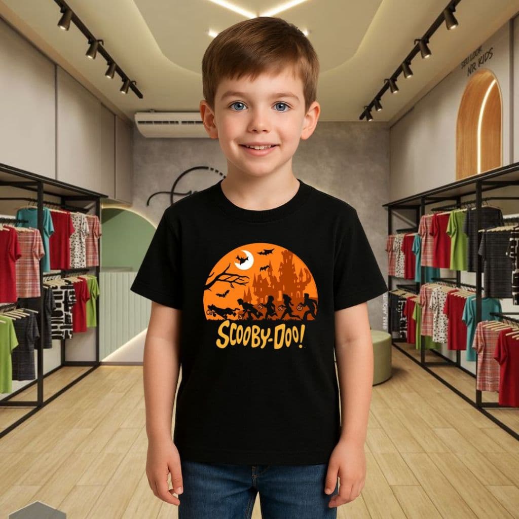 Camiseta Infantil Pra Criança Camisa 100% Algodão Premium Scooby Doo