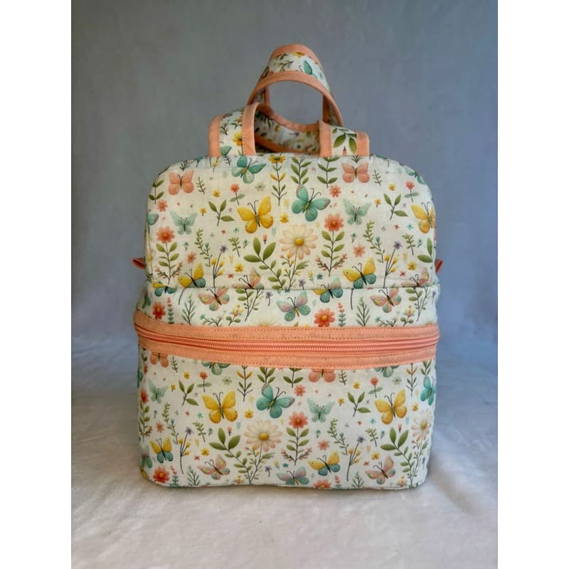 Necessaire Térmica Dupla Feminina Floral | Bolsa Organizadora com 2 Compartimentos | Porta Marmita, Bebê e Viagem