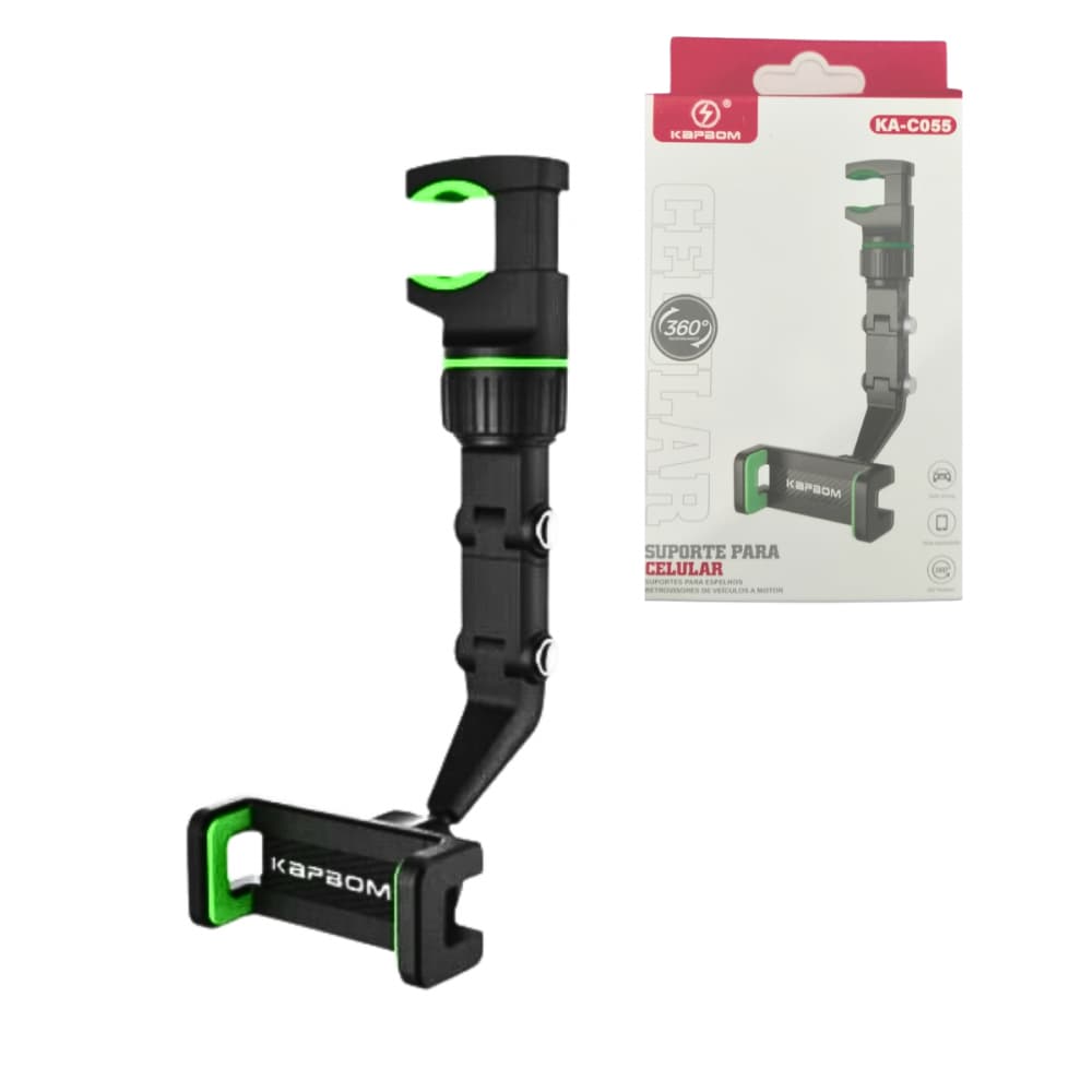 Suporte de Celular Veicular 360° Multifuncional Kapbom KA-C055