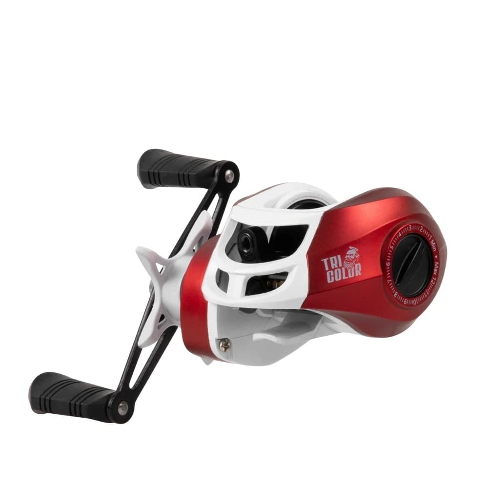 Carretilha de Pesca Personalizada Time do Coração Timão ou Tricolor Com Freio Magnetico