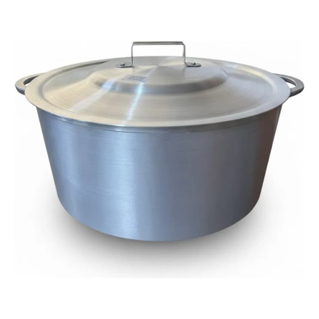 Panela Caçarola Aluminio Fundido Batido - 25 Litros 44x19