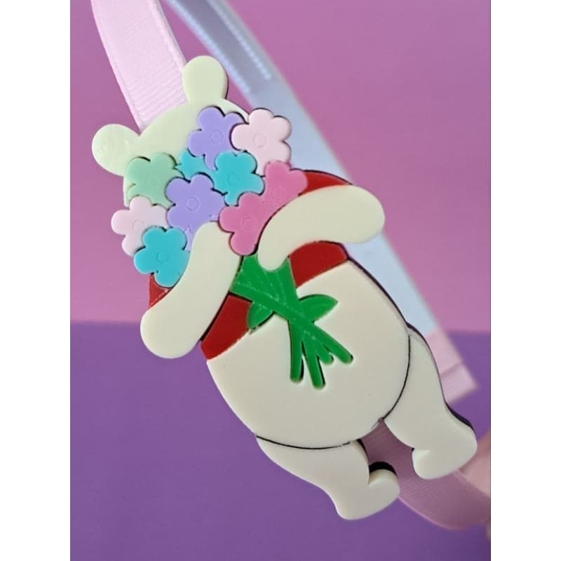 Tiara Ursinho Pooh - Urso Puff - Arco Infantil - Tiarinha Fofa Divertida