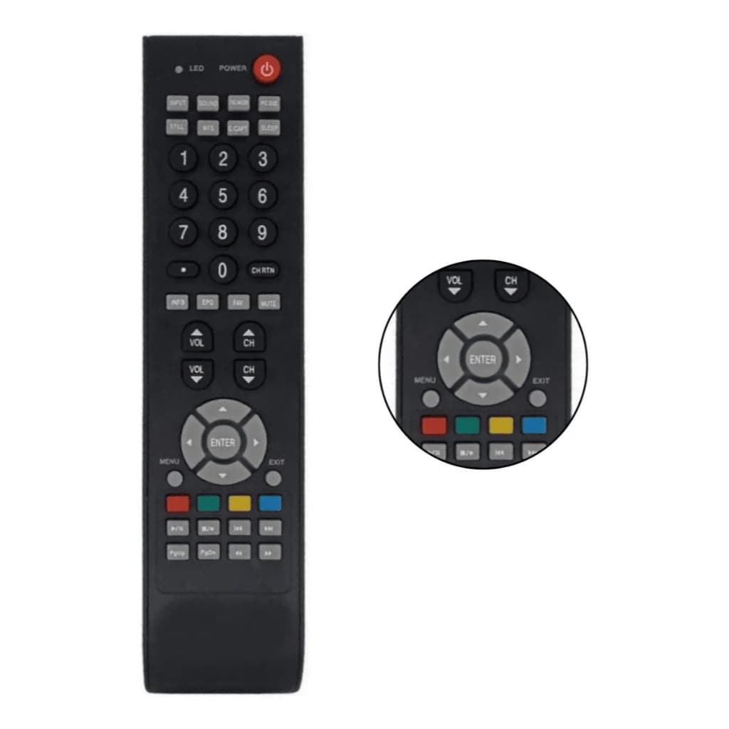 KIT COM 2 UNIDADES Controle Remoto Para Tv Semp Toshiba Lcd Ct6420 6360 Lc3246