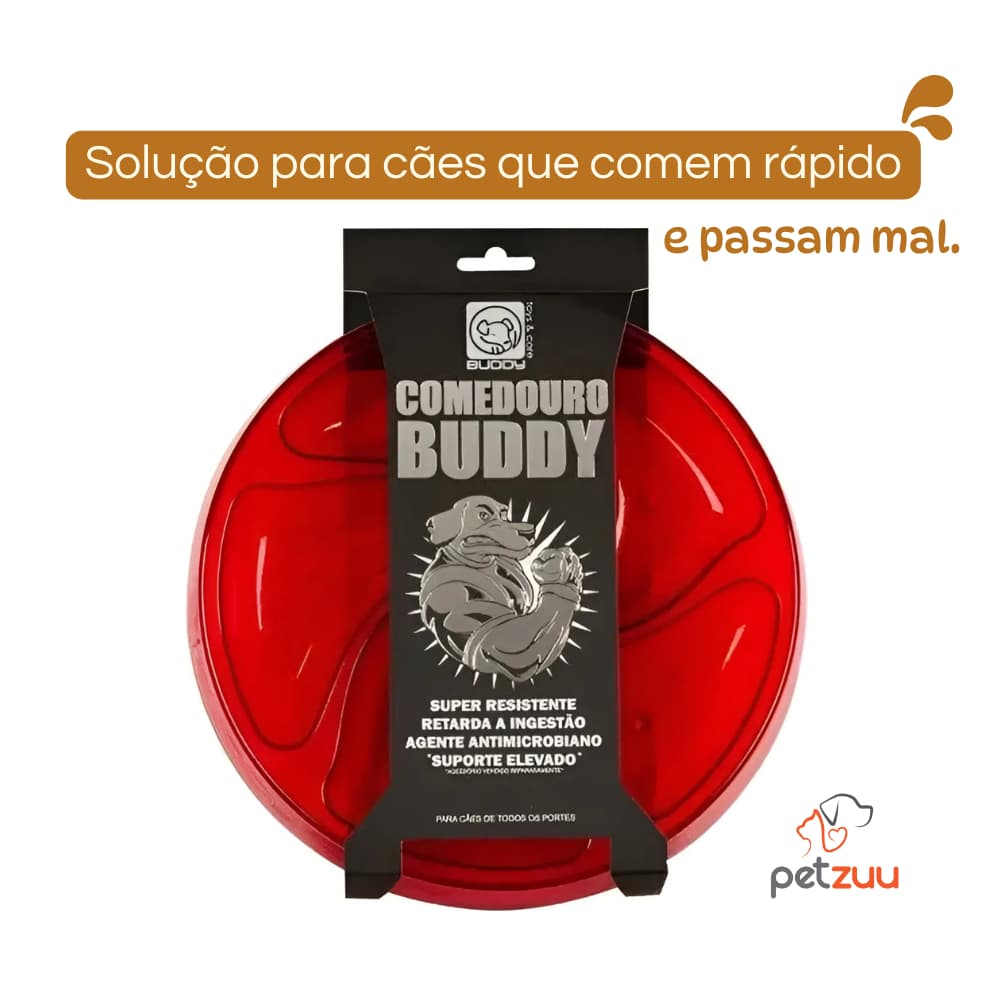 Comedouro Lento para Cachorro Anti Ansiedade e Anti Engasgo Alimentação Saudável