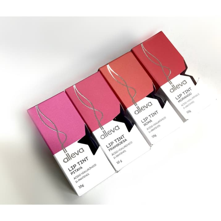 Lip Tint Labial Com Acido Hialuronico + D-Pantenol - Alleva