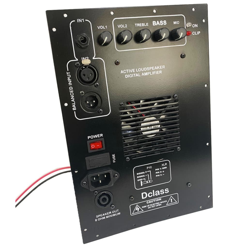 AMPLIFICADOR 3 VIAS 700 WATTS 4 OHMS - BIVOLT - DCLASS AUDIO - IDEAL PARA CAIXA DE ALTA E RETORNO