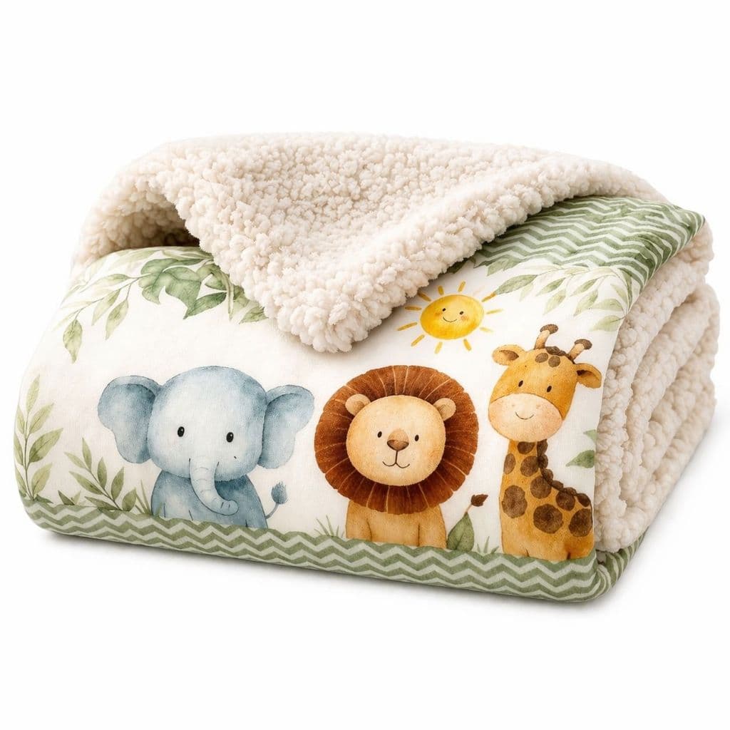 Cobertor Infantil Coberdrom Para Bebê Manta 95X75cm Estampada