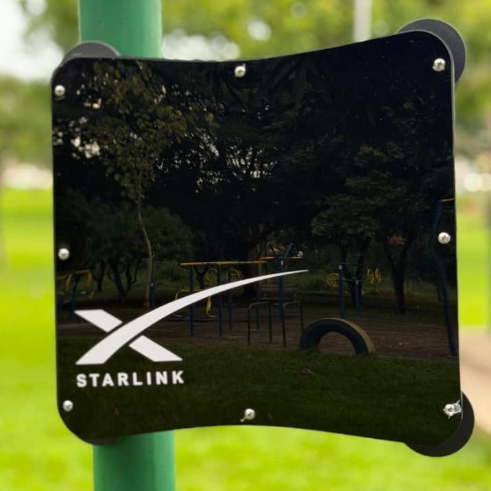 Suporte Case Starlink Mini Ímas de Neodímio 66mm Resistente Proteção Alta Fixação Veicular