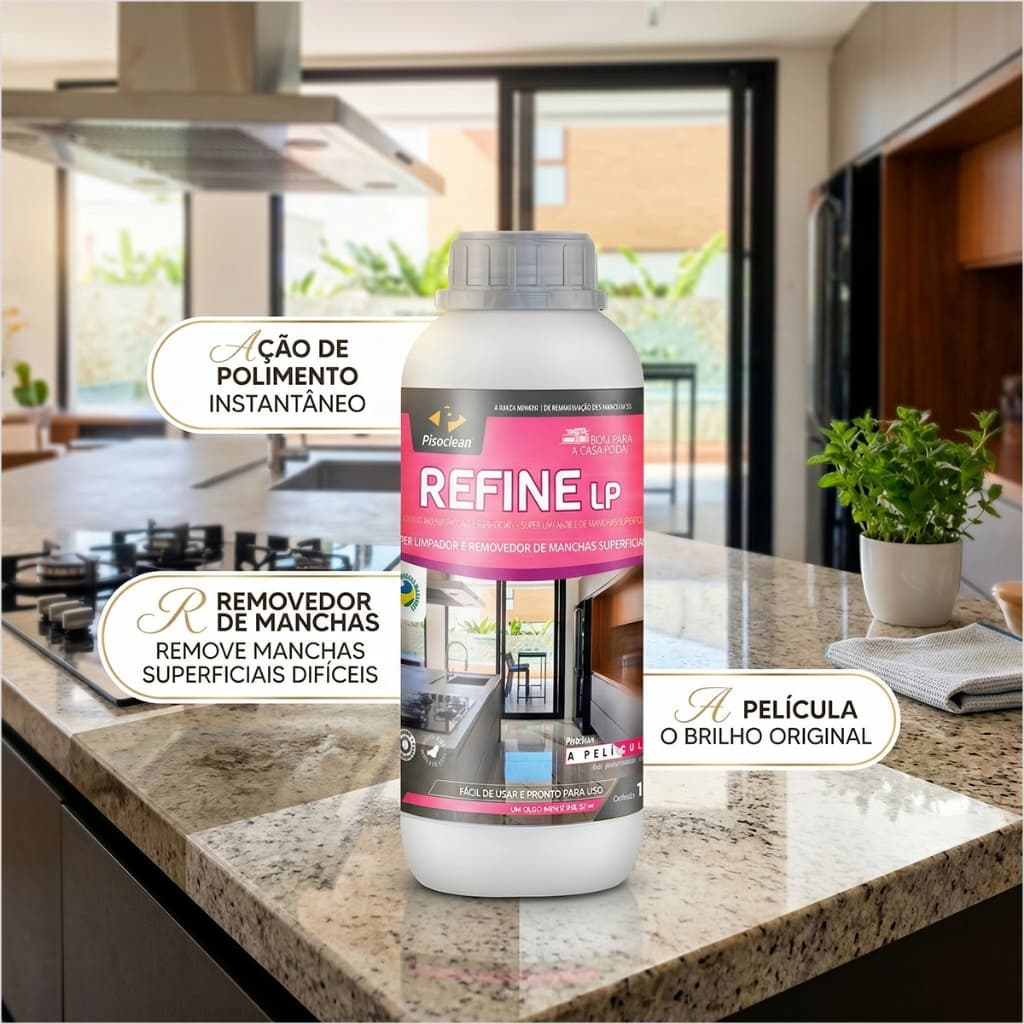Refine LP Tira manchas Porcelanato Ceramica Pisoclean 1kg