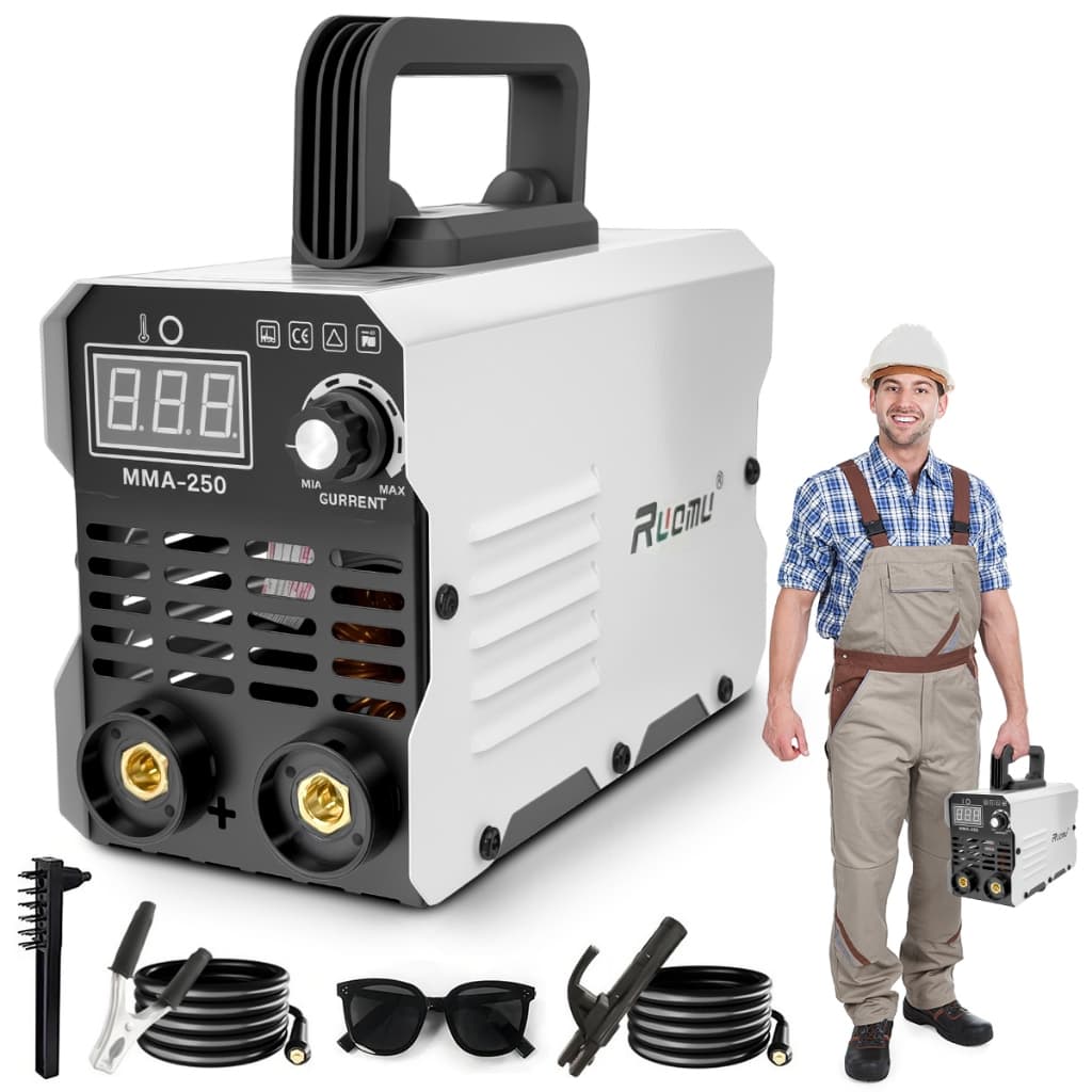 Máquina De Solda Inversora 250a Portátil Sem Gás Profissional MMA-250 220V