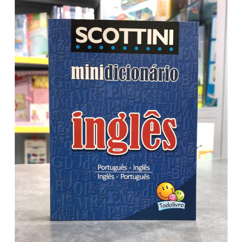 Mini Dicionário Português - Inglês/Inglês - Português Escolar Scottini