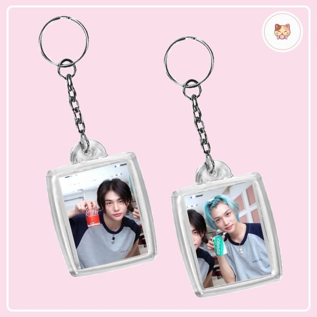 KIT 2 Chaveiros - Stray kids - Felix e Hyunjin - Kpop - Chaveiro para amigas