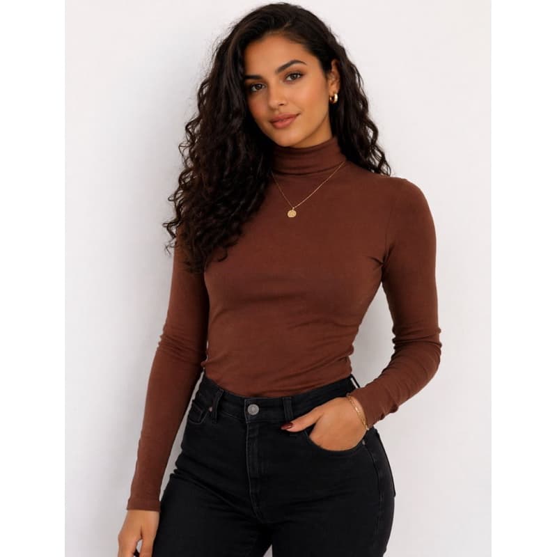 Blusa Segunda Pele Feminina Moda Inverno Meia Estação Leve Conforto Premium