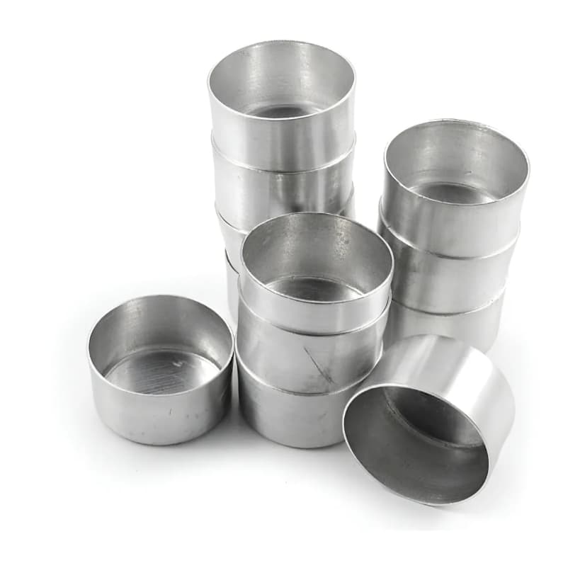 Forminha Mini Pão de Mel N°00 Kit com 12 Unidades Fundo Fixo 3cm Diâmetro em Alumínio