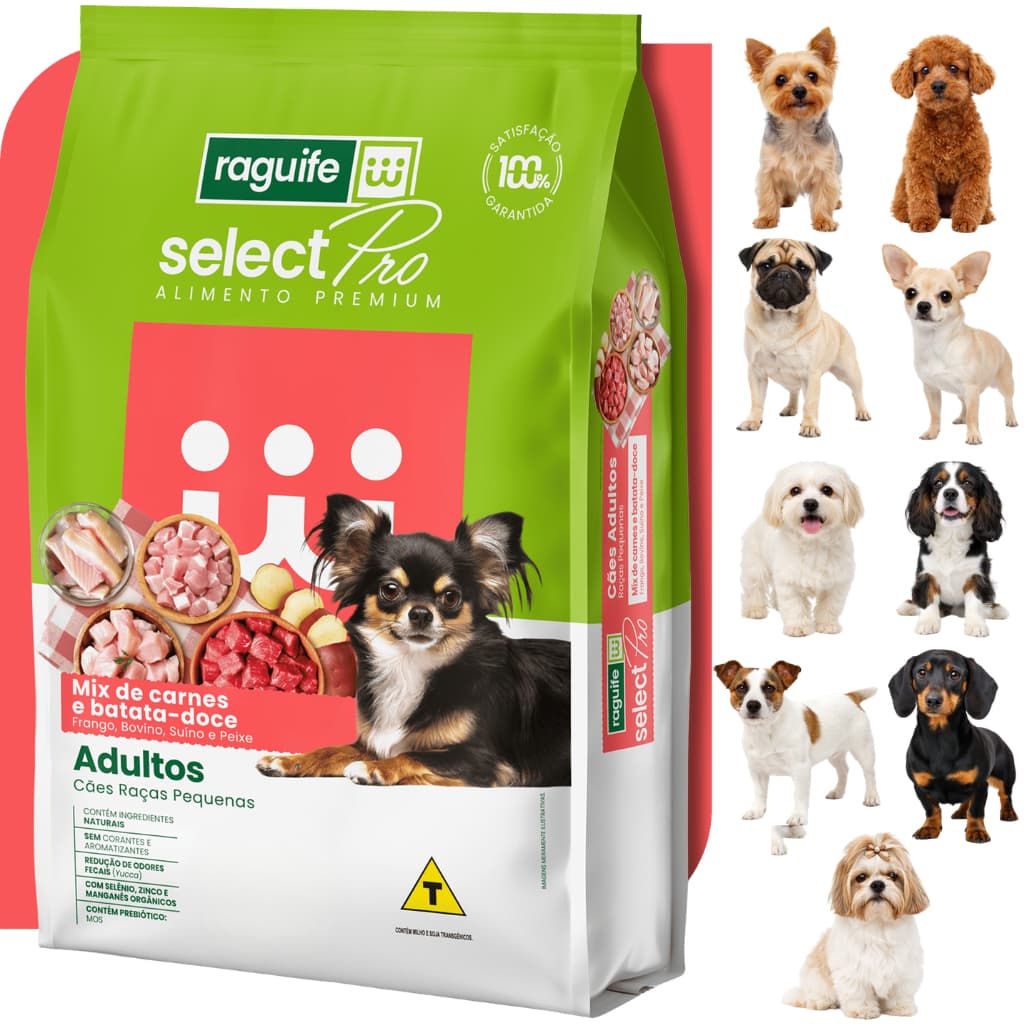 Rações Ragufe para cães  adultos (raças pequenas)