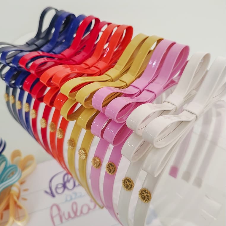 Tiara de Cabelo Infantil Lonita Arco de Cabelo Menina Cores Escolares e Candy